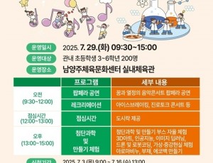 (0630)[미래교육과]남양주시, 초등학생 창의·진로 역량 강화를 위한 정약용 인재 육성 캠프 참가자 모집(포스터).jpg
