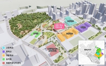 (0808)[미래도시과]왕숙2지구 학교복합시설 ‘WE 드림파크’ 교육부 공모사업 선정(WE 드림파크 조감도).jpg width: 100%; height : 150px