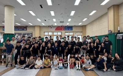 광주시청 펜싱팀, 꿈나무와 함께한 특별 훈련 프로그램 진행 (1).jpg width: 100%; height : 150px