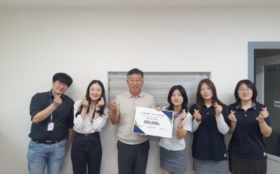 광주중앙고등학교 식품가공학과 학생들, 아동학대 피해 아동 위해 후원금 전달.jpg width: 100%; height : 150px