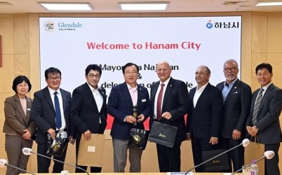 (사진1)하남시-美 글렌데일시 대표단과 교류 시작  글로벌 문화 국제교류 협력 논의.jpg width: 100%; height : 150px
