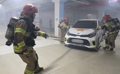 지하층 전기차 차량 시프터를 활용한 견인.jpg width: 100%; height : 150px