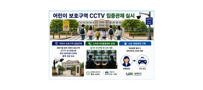 남양주시, 새 학기 맞아 어린이 보호구역 …